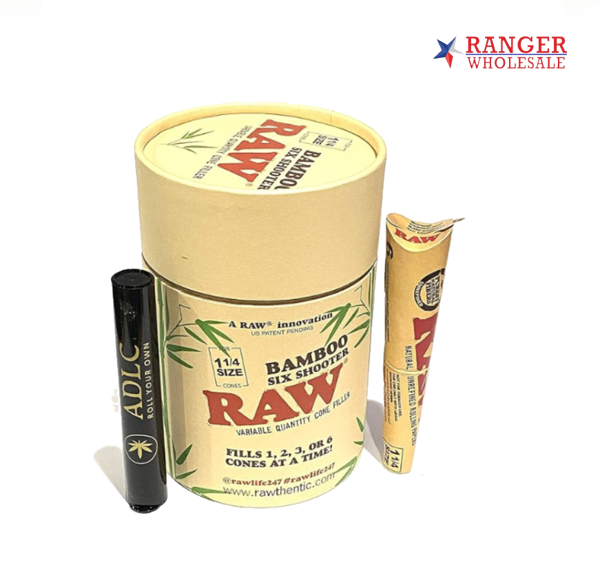 RAW CLASSIC CONE BAMB NAT 25CT