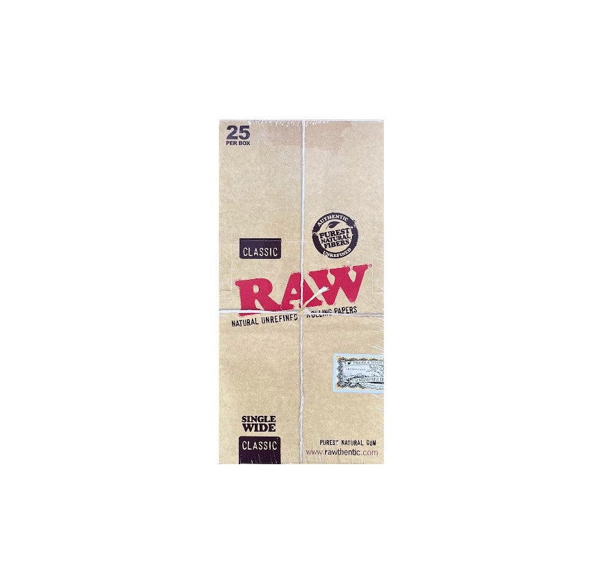 RAW CLASSIC WIDE DOUBLE 25CT