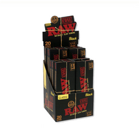 RAW CONE BLK 1 1/4 20PK 12CT