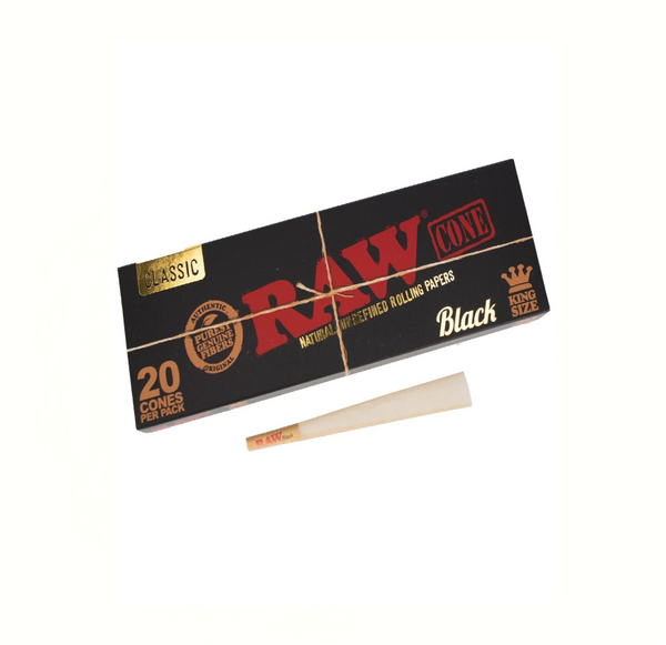 RAW CONE BLK KING 20CT SINGLE