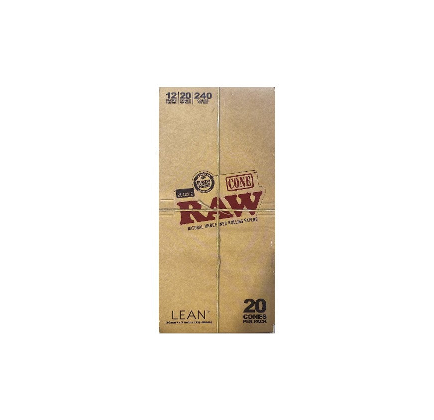 RAW PRE ROLL CONE KING 20/12CT
