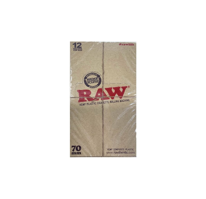 RAW PALSTIC ROLLER 70MM 12CT