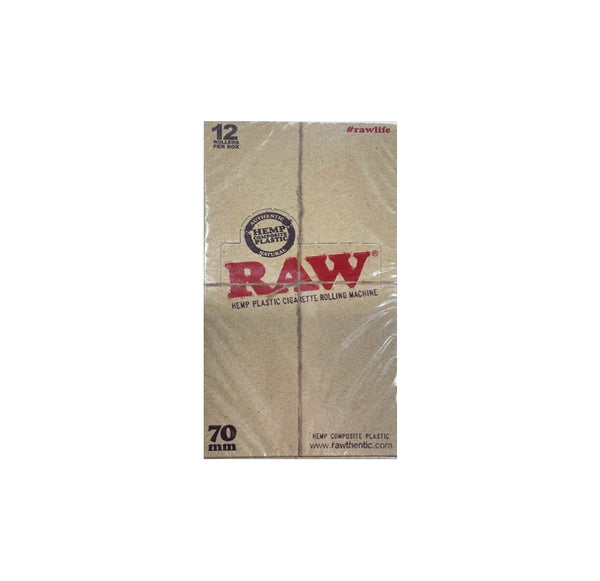 RAW PALSTIC ROLLER 70MM 12CT