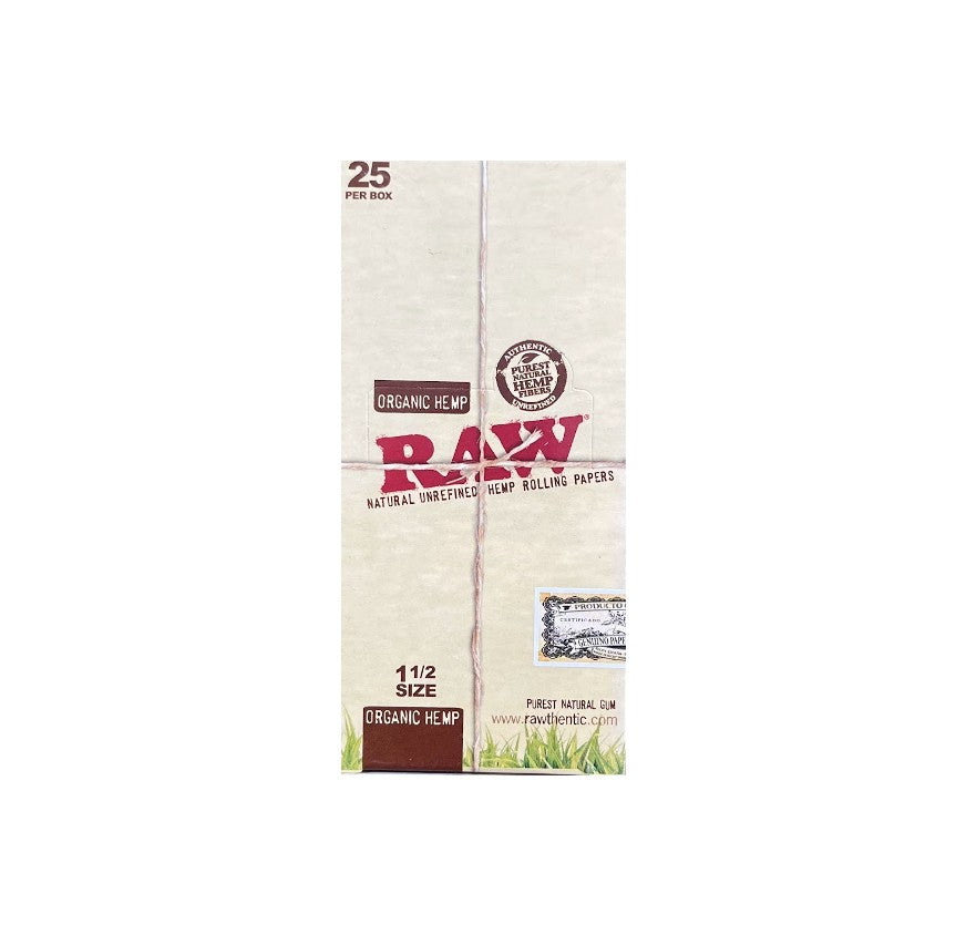RAW CONE ORGANIC 11/2 25CT