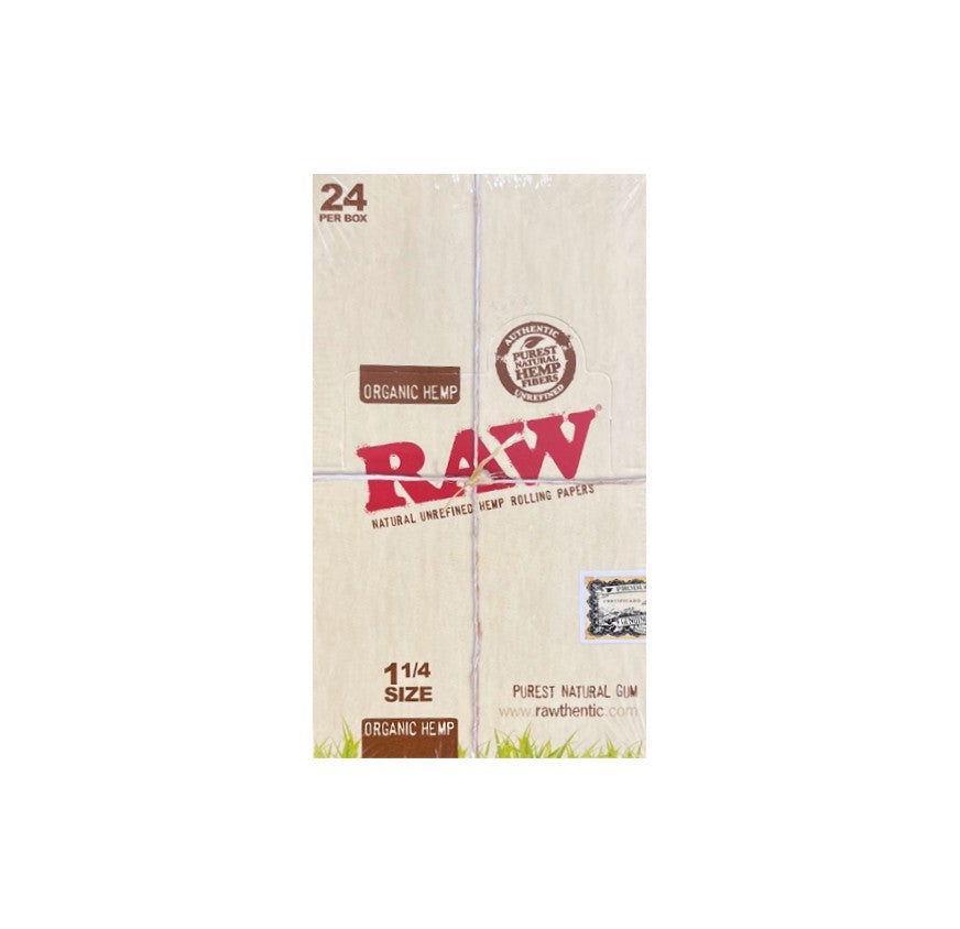 RAW ORGANIC PAPER 1-1/4 24CT