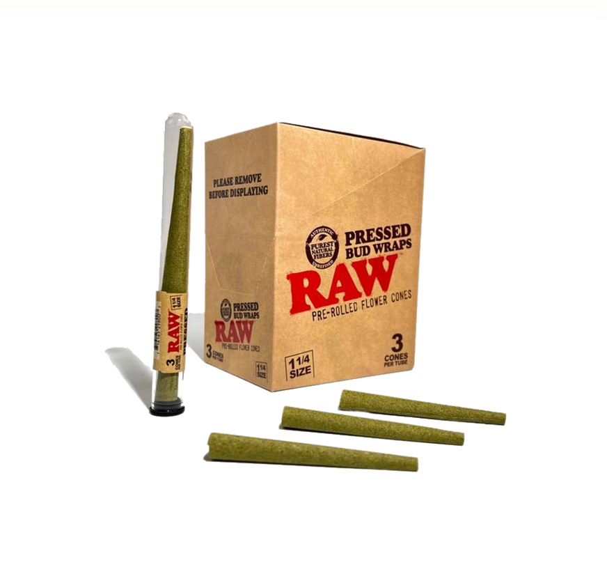 RAW PRESSED CONE 1-1/4 3/12CT