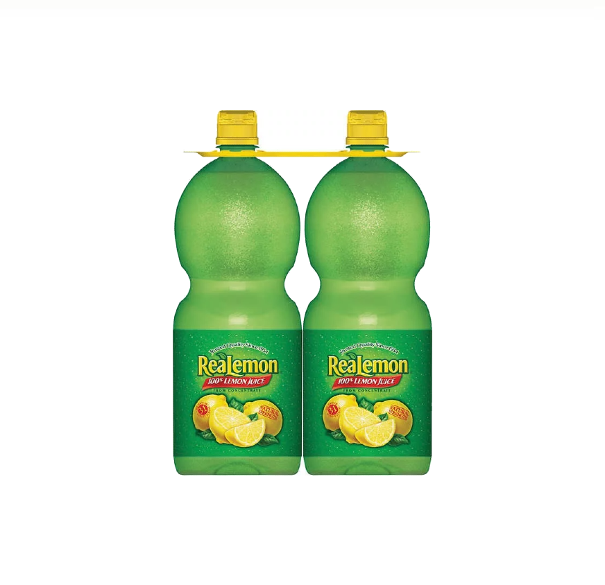 REALEMON LEMON JUICE 48OZ/2CT