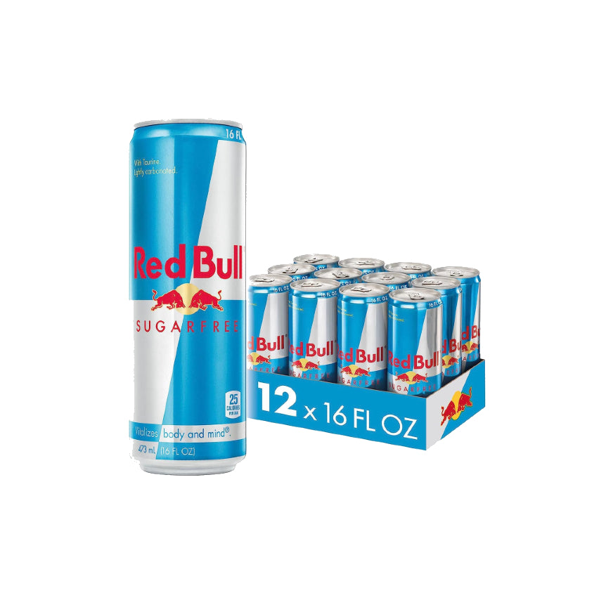 REDBULL 16OZ12CT SUGER FREE