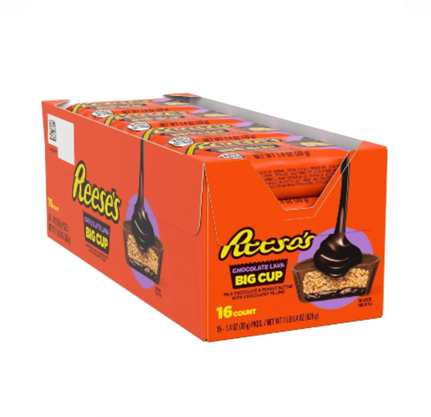 REESES BIG CHOC LAVA 2.8OZ16CT