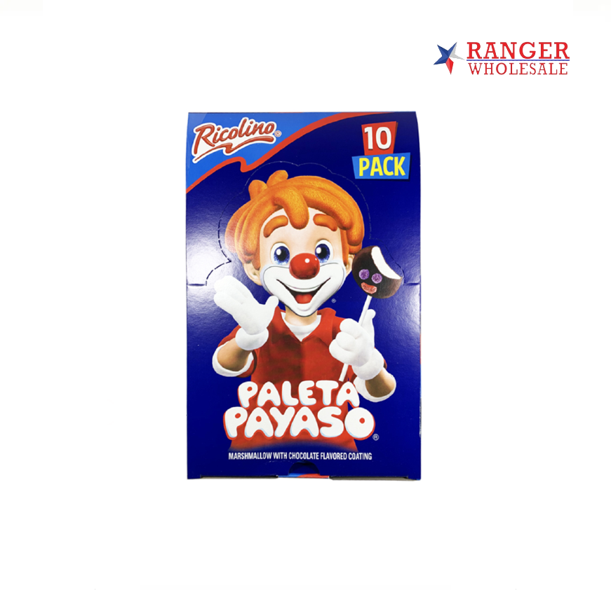 RICOLINO PALETA PAYASO 10CT