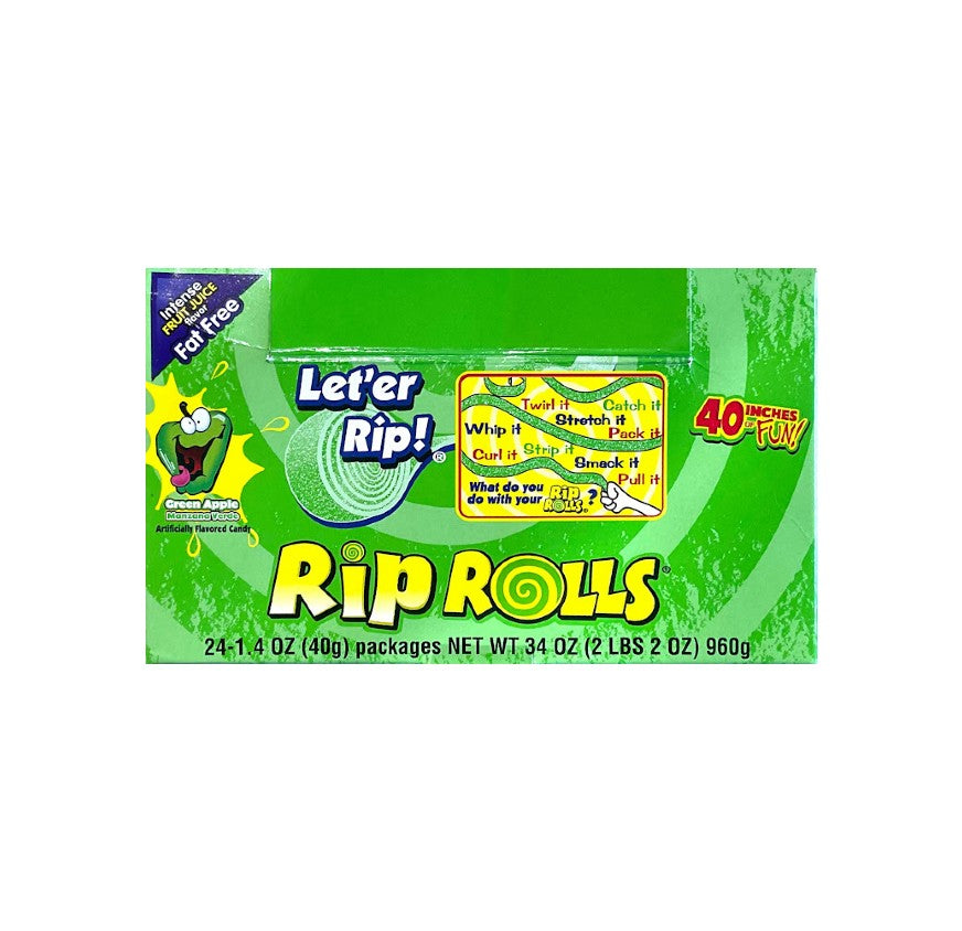 RIP ROLLS GREEN APPLE 24CT