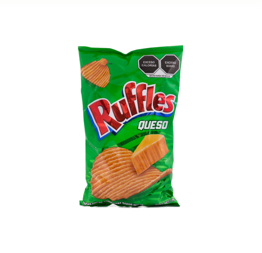 SABRITAS RUFFLES QUESO 120G