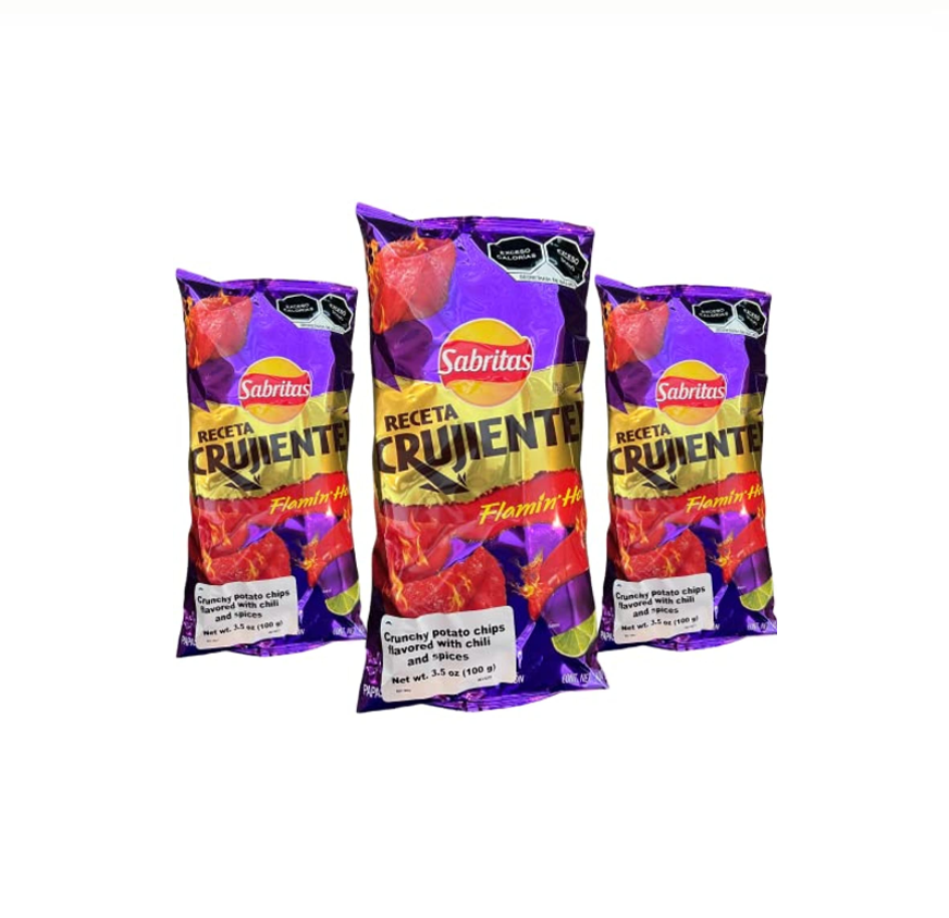 SABRITAS CRUJIENTE CHIPS 100G