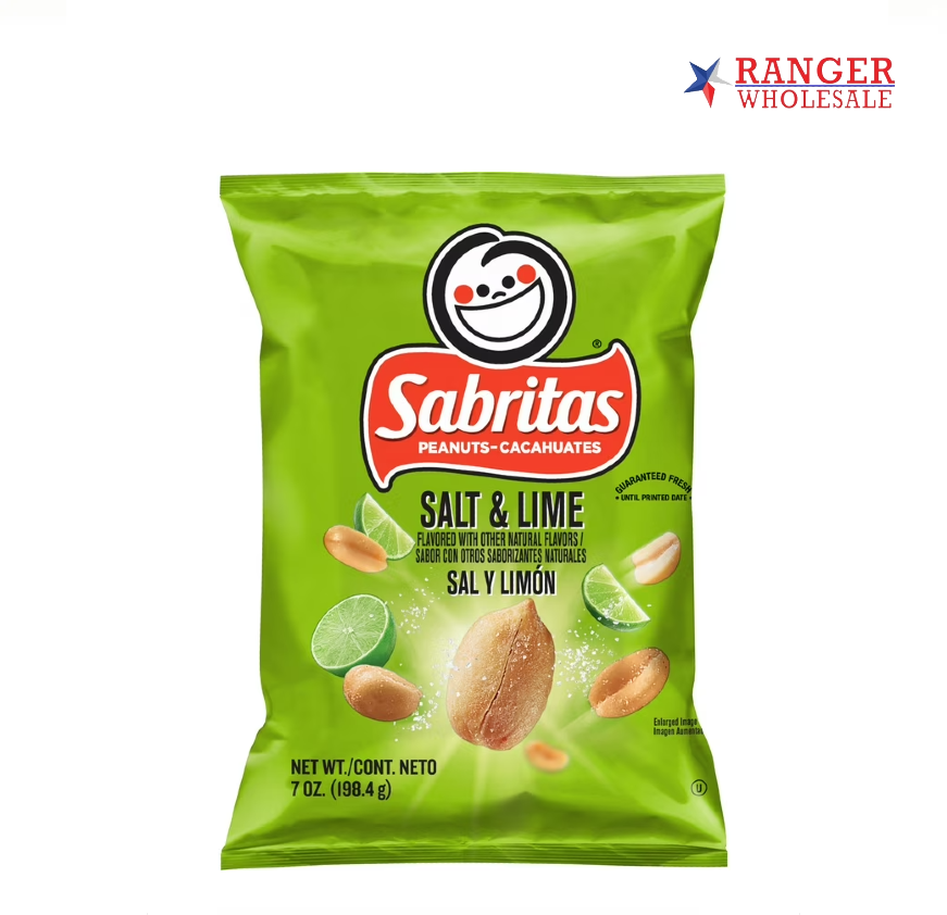 SABRITAS PEANUT SALT LIME 7OZ