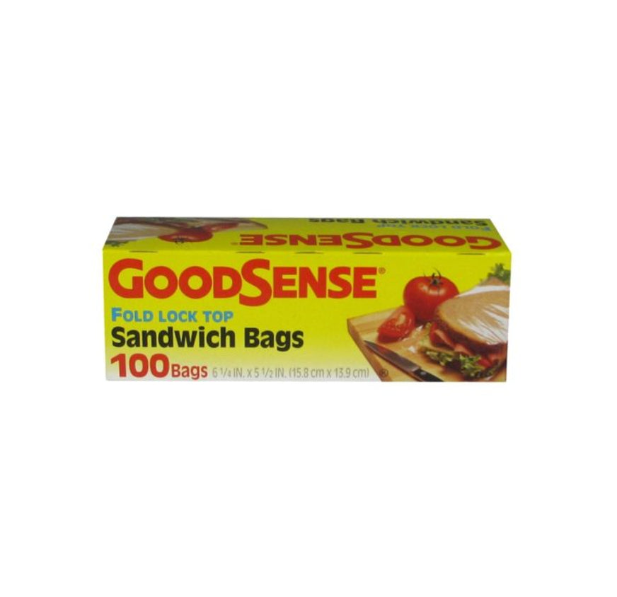 SANDWICH BAGS GOODSENSE 100ct
