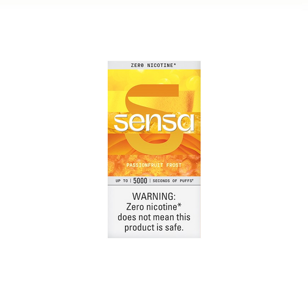 SENSA DISPOS0% 6CT PASS FRUIT