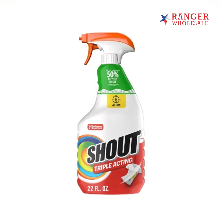 SHOUT STAIN REMOVER SPRAY 22OZ