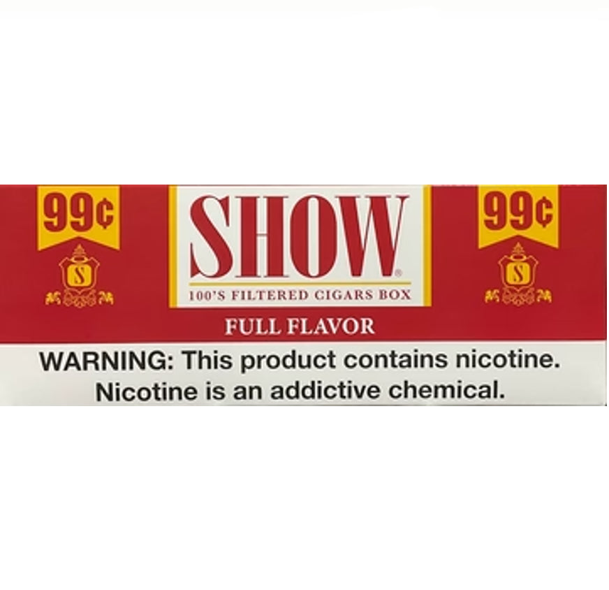 SHOW FILTER CIGAR FF NAT 100BX