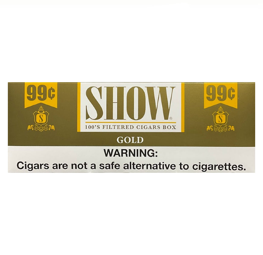 SHOW FILTER CIGAR GOLD