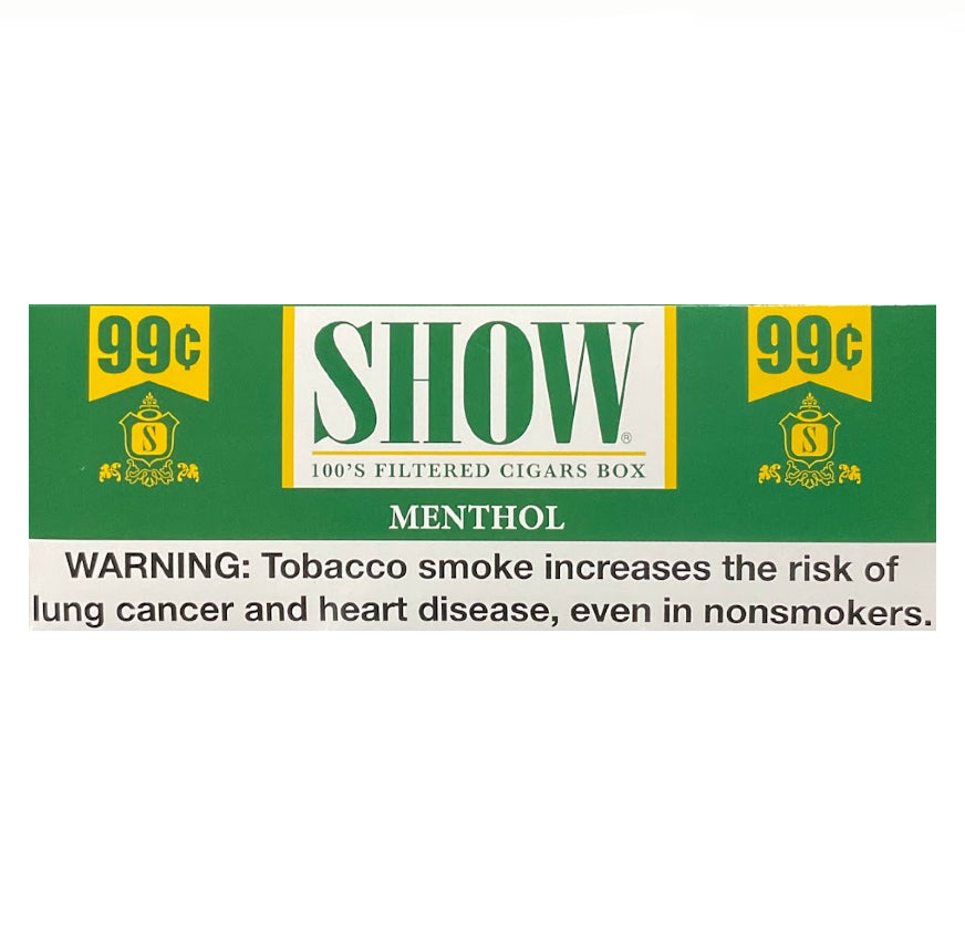 SHOW FILTER CIGAR MENTHOL100BX