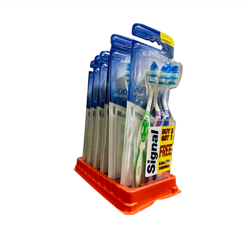 SIGNAL TOOTHBRUSH 3PK 6 CT