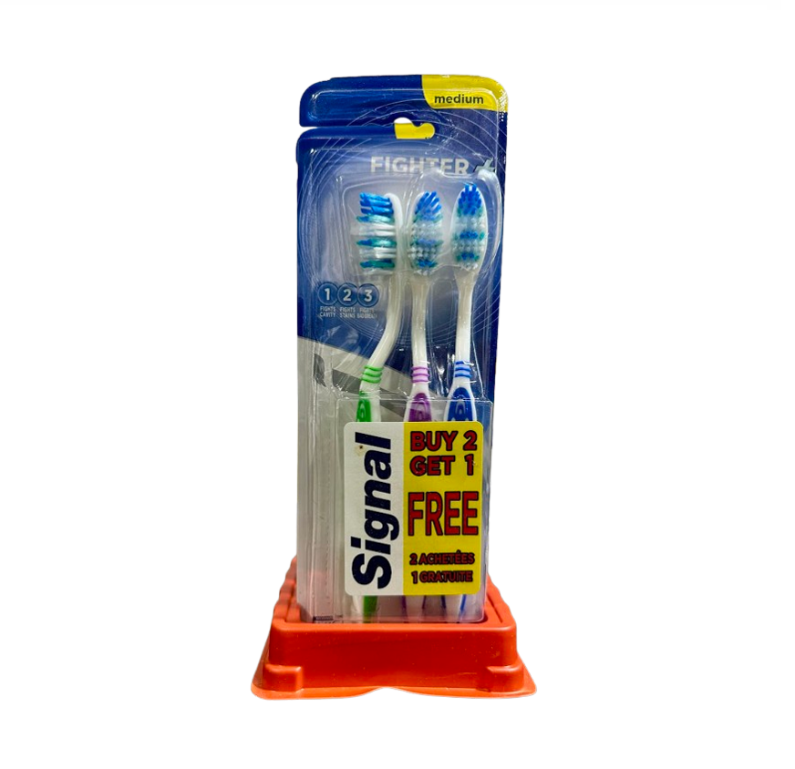 SIGNAL TOOTHBRUSH 3PK 6 CT