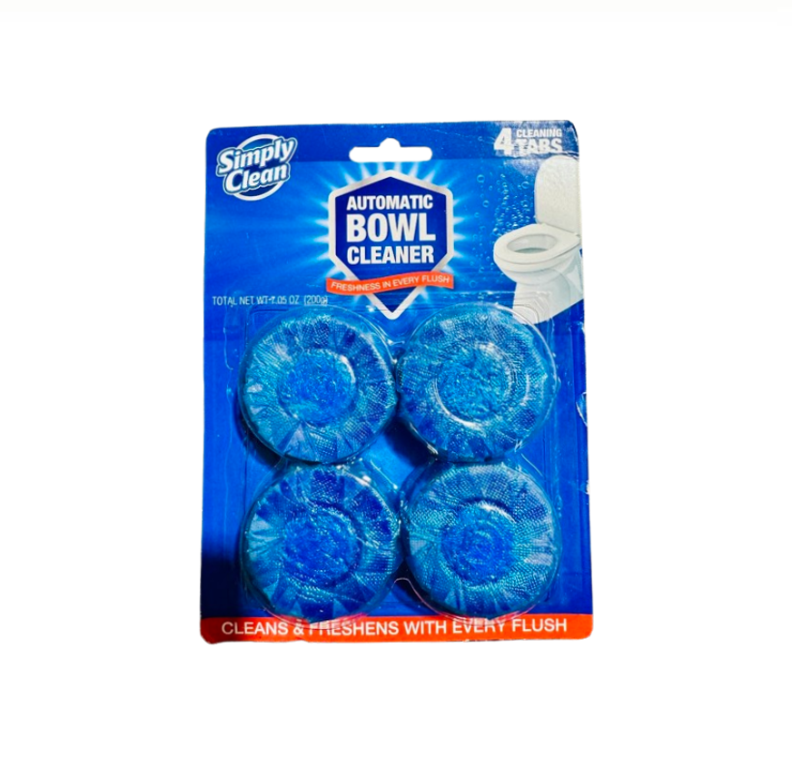 SIMPLY BOWL CLEANER 4CT