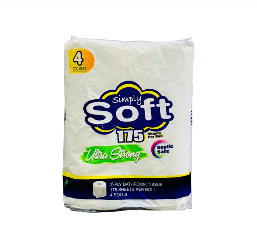 SIMPLY SOFT 2-PLY TISSUE 4PK