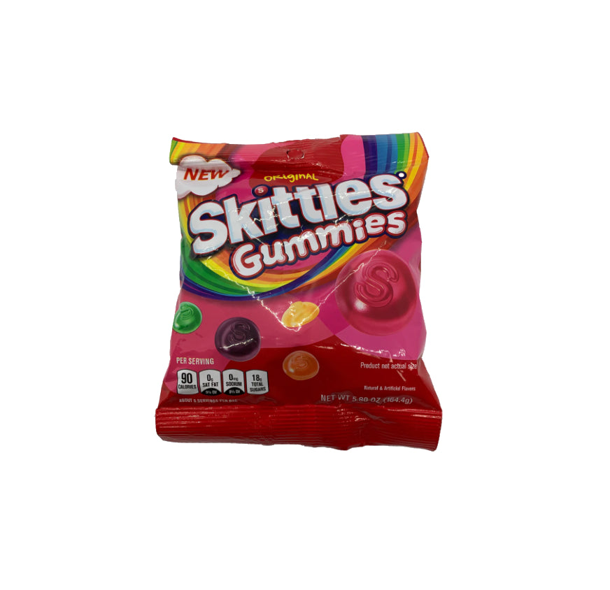 SKITTLE GUMMIES BAG 5.7oz