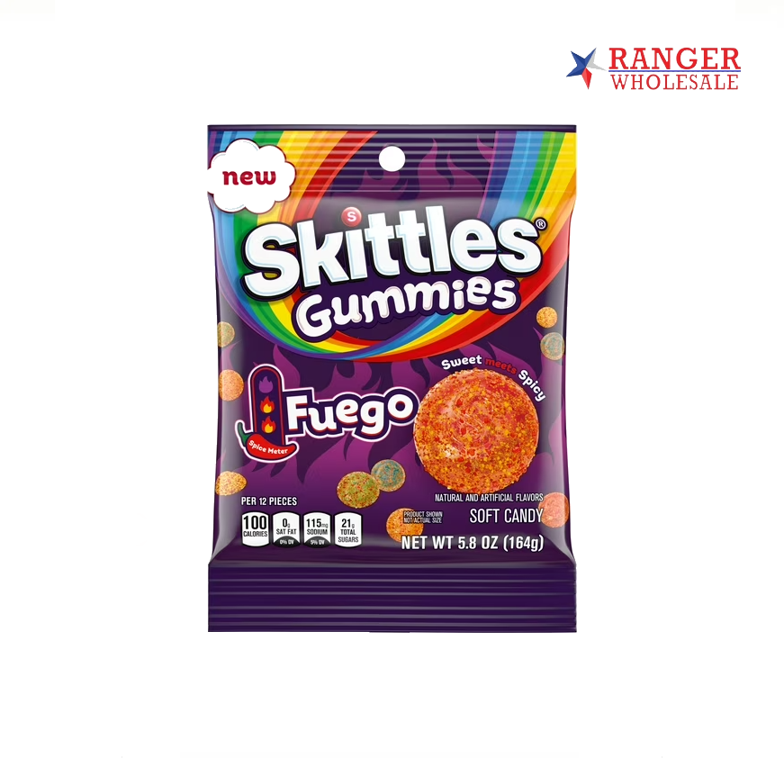 SKITTLE GUMMIES FUEGO BAG 5.8o
