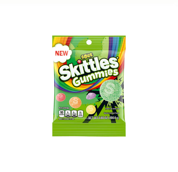 SKITTLE GUMMIES SOUR 4.2oz BAG