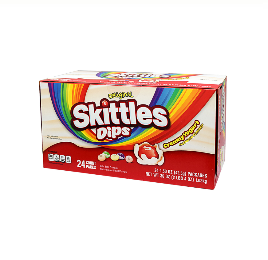 SKITTLES DIPS SHARE SIZE 24CT