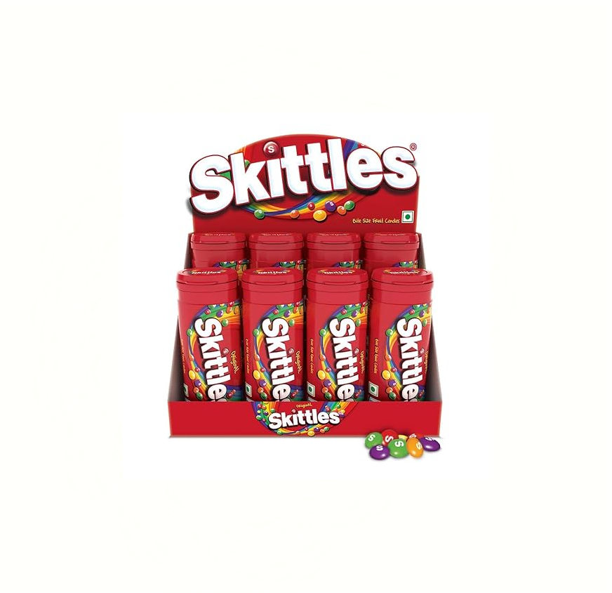 SKITTLES LIT MEGA TUBE2.2/24CT