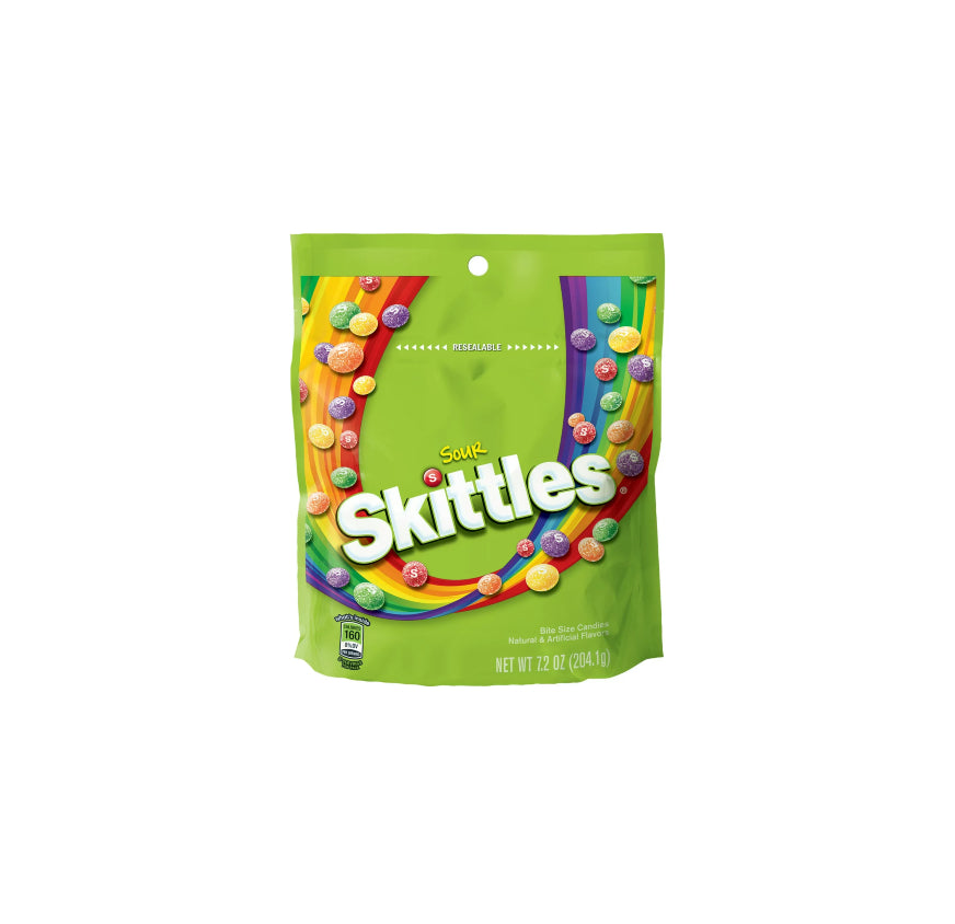 SKITTLE SOUR BAG 7.2OZ