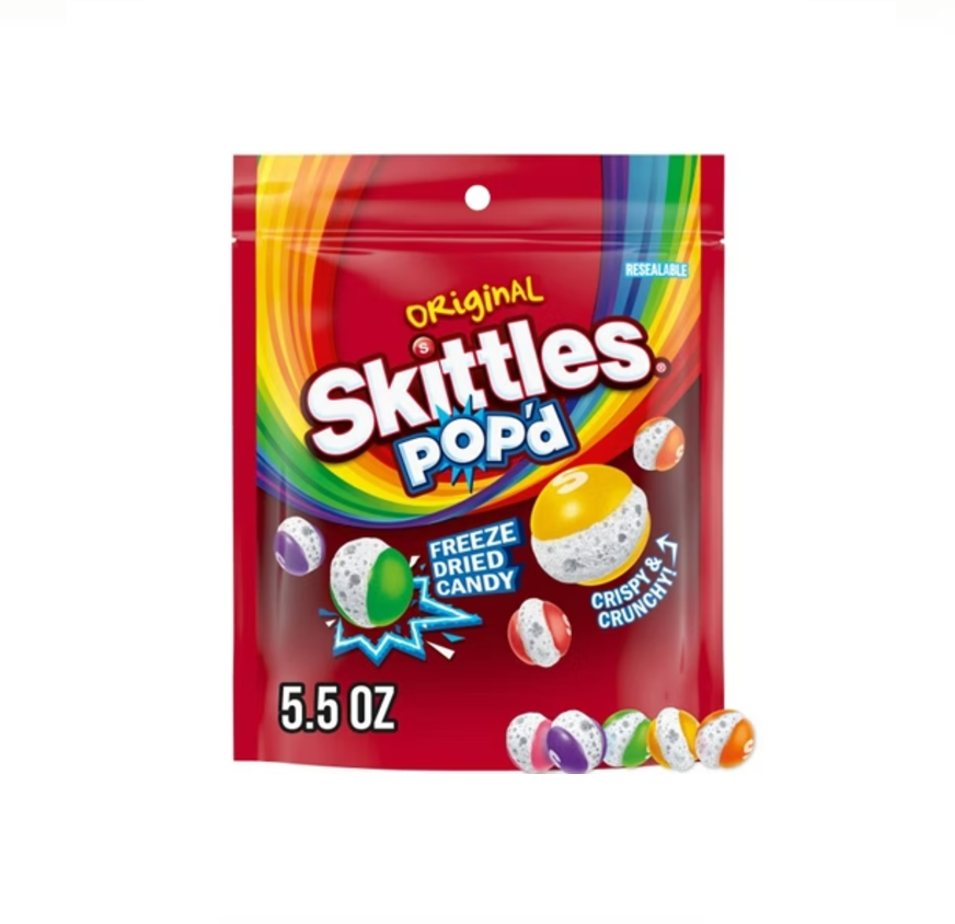 SKITTLES POP'D 5.5oz ORIGINAL