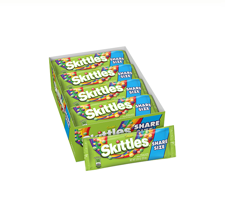 SKITTLES SWEET & SOUR KG 24CT