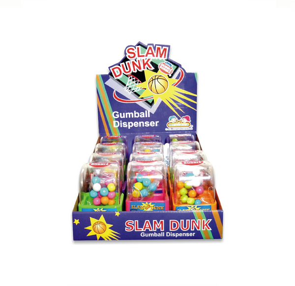 SLAM DUNK GUMBALL DISPEN 12CT