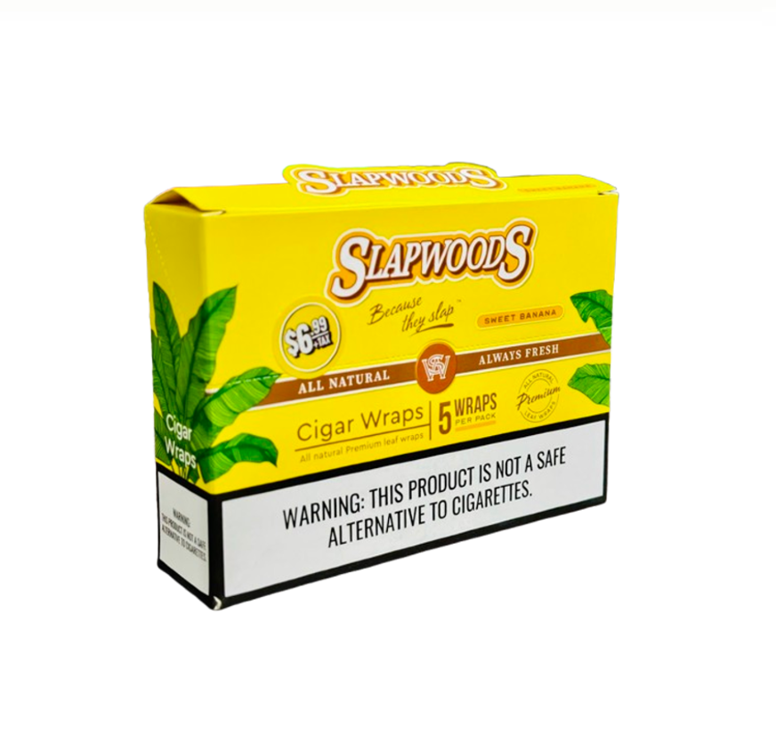SLAPWOODS WRAP 5/10CT S BANANA