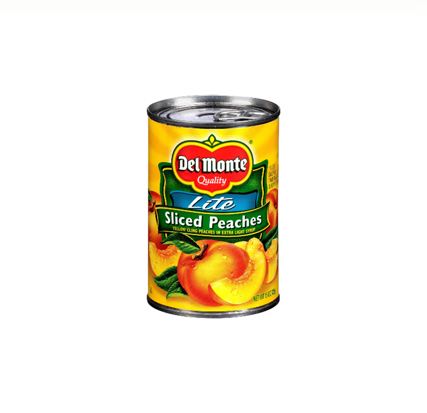 SLICED PEACHES LITE DEL MONTE