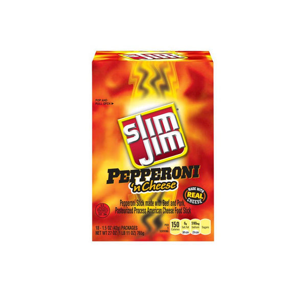 SLIM JIM LARGE-PEPPERONI  24CT