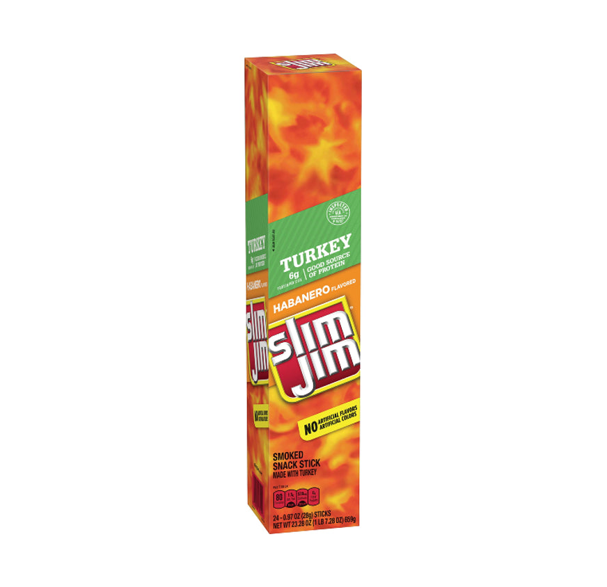 SLIM JIM LARGE- TURKEY 24ct -0