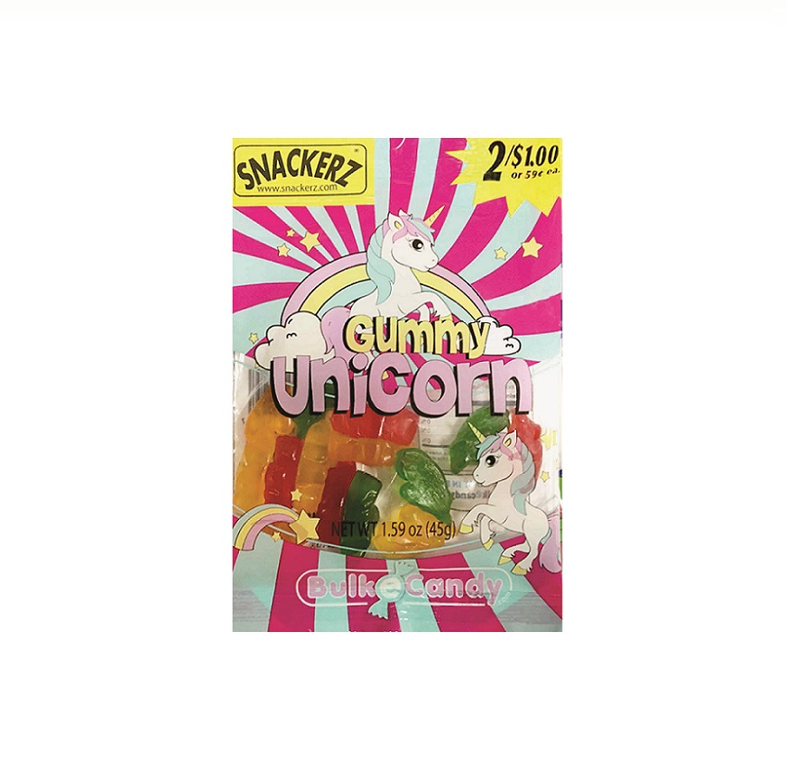 SNACKERZ 2/$1 GUMMY UNICORN