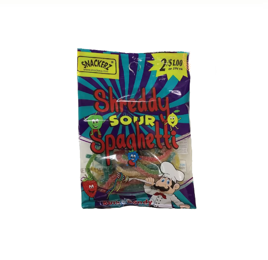 SNACKERZ 2/$1 SOUR SPAGHETTI