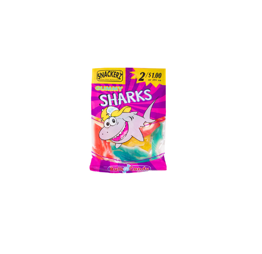 SNACKERZ 2/$1 B GUMMY SHARKS