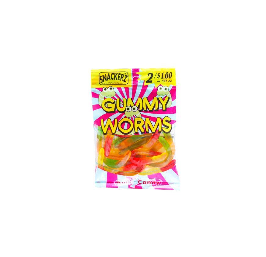 SNACKERZ 2/$1 GUMMY WORMS