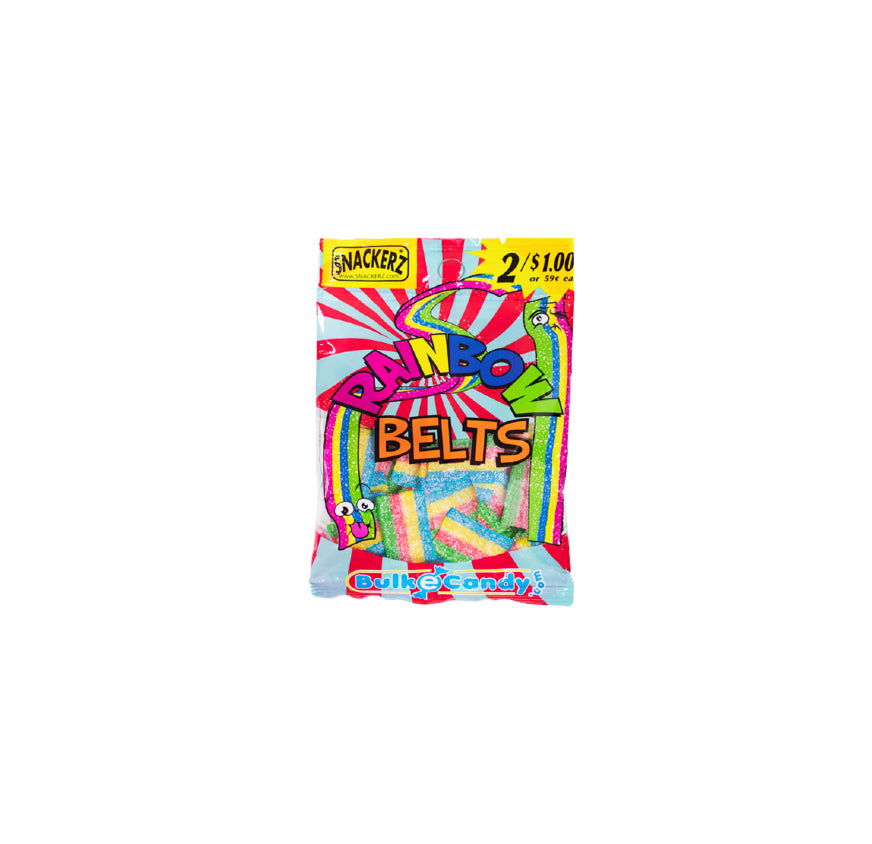 SNACKERZ 2/$1 SR RAINBOW BELTS