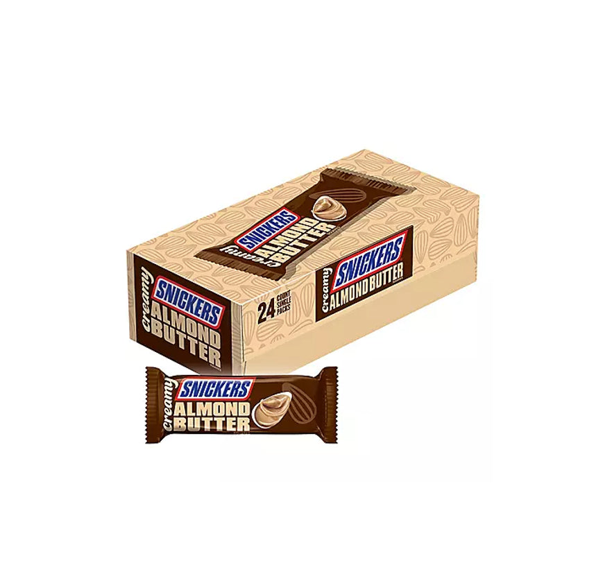 SNICKER CR ALM BUTTER KING24CT