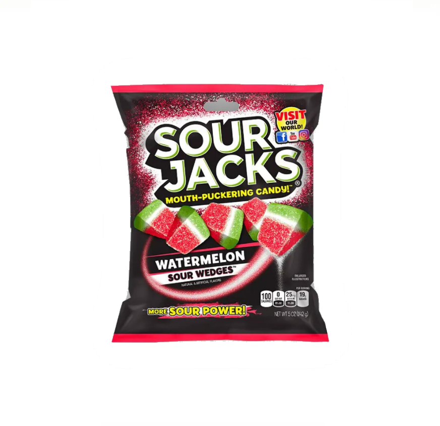 SOUR JACK WATERMELON 5OZ BAG
