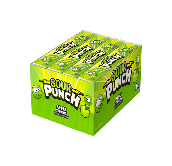 SOUR PATCH APPLE STRAW 24CT