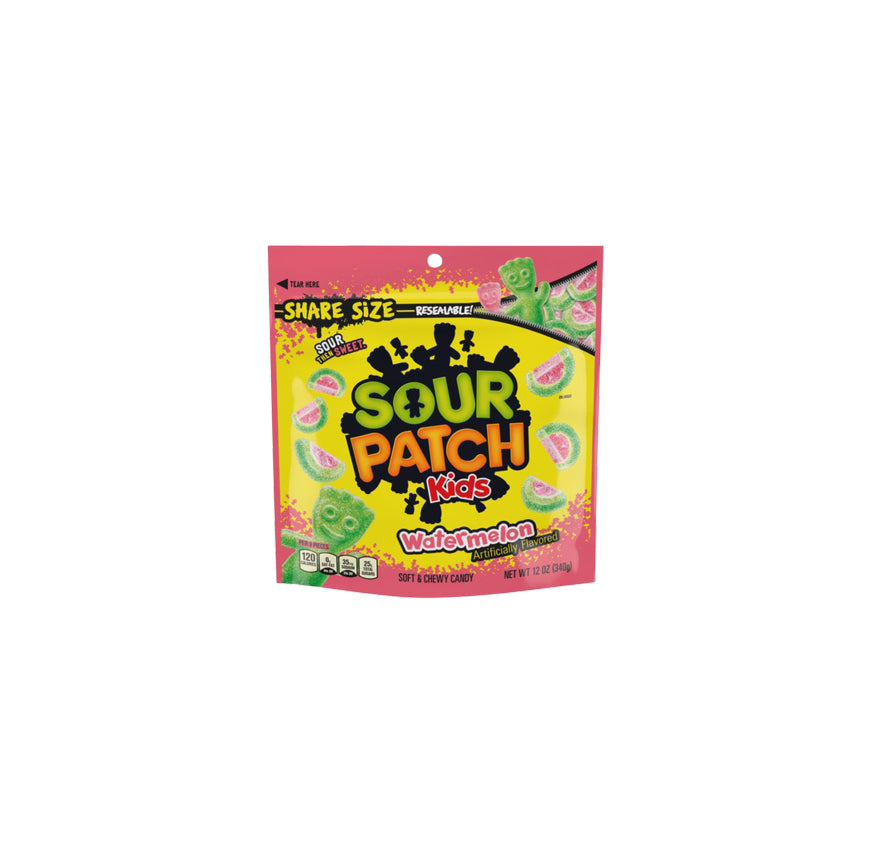 SOUR PATCH BAG 12oz WATMELON